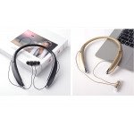 Wholesale Premium Sports Over the Neck Wireless Bluetooth Stereo Headset V8 (Gold)